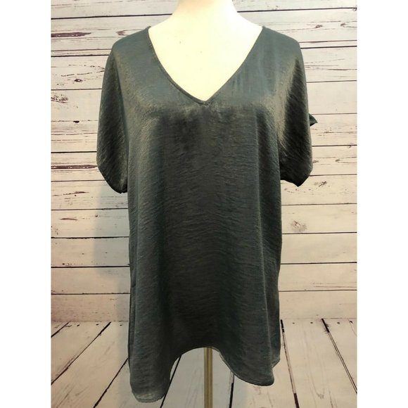 Show‎ Me Your Mumu Shirt size Small Tunic Green - Picture 1 of 7